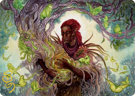 Circle of Dreams Druid Art Card (Gold-Stamped Signature) [Dungeons & Dragons: Adventures in the Forgotten Realms Art Series] - Magic: The Gathering - Card Brawlers | Quebec | Canada |