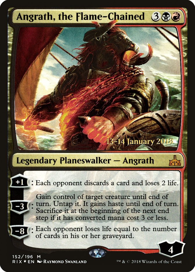 Angrath, the Flame-Chained [Rivals of Ixalan Prerelease Promos] - Magic: The Gathering - Card Brawlers | Quebec | Canada |
