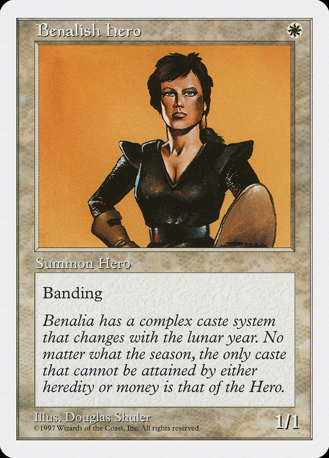Benalish Hero [Fifth Edition] - Magic: The Gathering - Card Brawlers | Quebec | Canada |