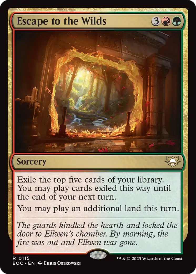 Escape to the Wilds [Edge of Eternities Commander] - Magic: The Gathering - Card Brawlers | Quebec | Canada |