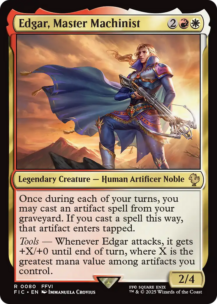 Edgar, Master Machinist [FINAL FANTASY Commander] - Magic: The Gathering - Card Brawlers | Quebec | Canada |