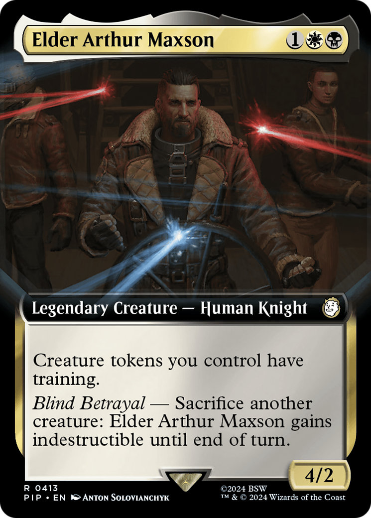 Elder Arthur Maxson (Extended Art) [Fallout] - Magic: The Gathering - Card Brawlers | Quebec | Canada |