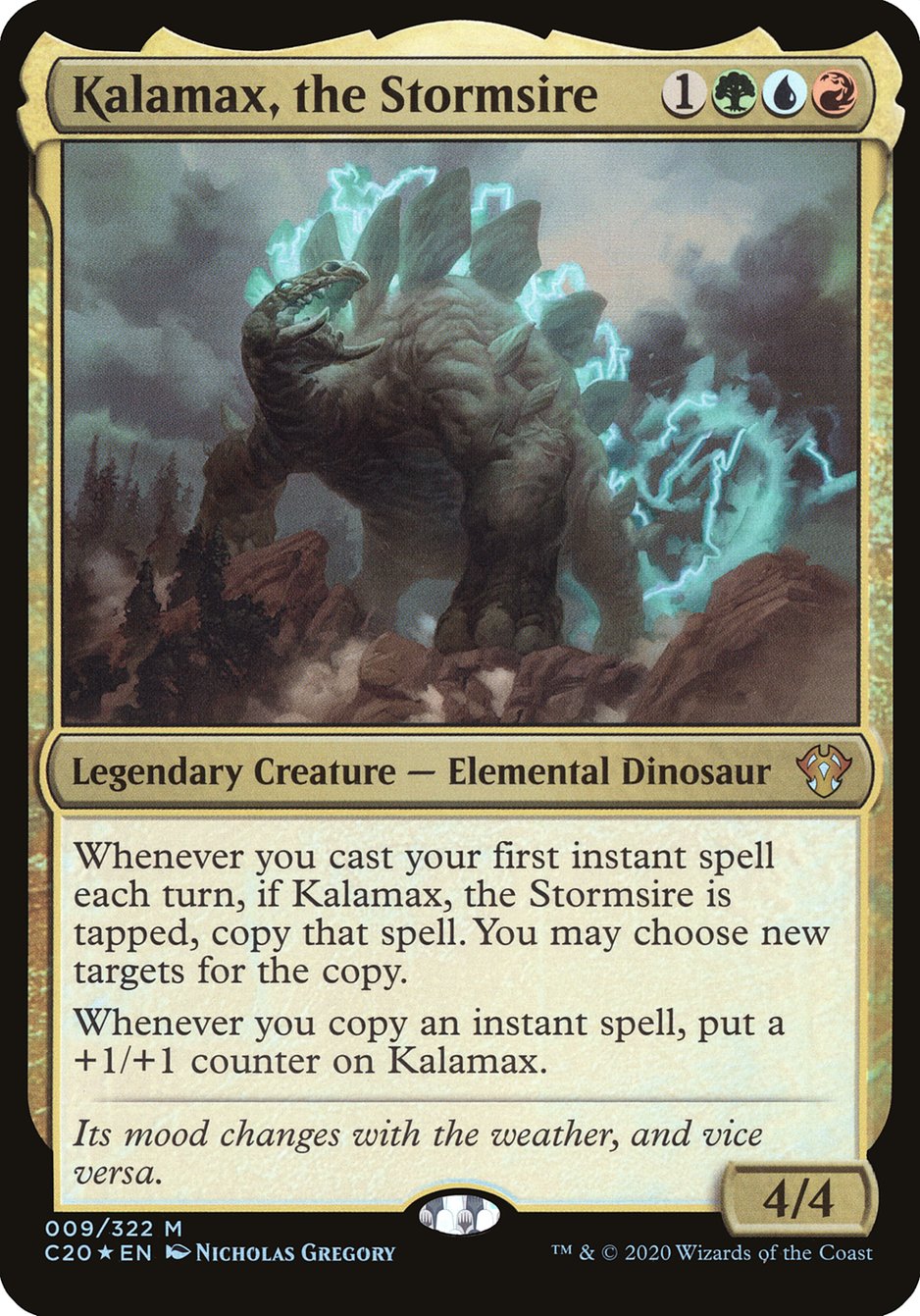 Kalamax, the Stormsire (Oversized) [Commander 2020 Oversized] - Magic: The Gathering - Card Brawlers | Quebec | Canada |