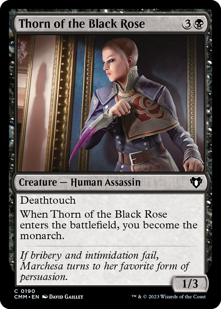 Thorn of the Black Rose [Commander Masters] - Magic: The Gathering - Card Brawlers | Quebec | Canada |