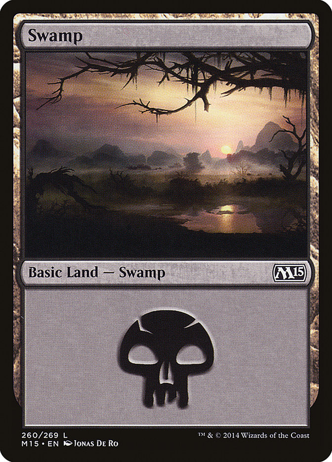 Swamp (260) [Magic 2015] - Magic: The Gathering - Card Brawlers | Quebec | Canada |