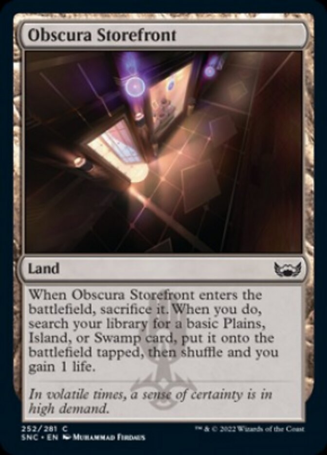 Obscura Storefront [Streets of New Capenna] - Magic: The Gathering - Card Brawlers | Quebec | Canada |