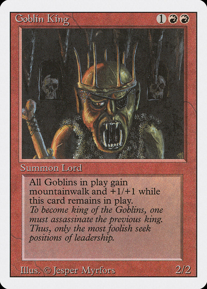 Goblin King [Revised Edition] - Magic: The Gathering - Card Brawlers | Quebec | Canada |