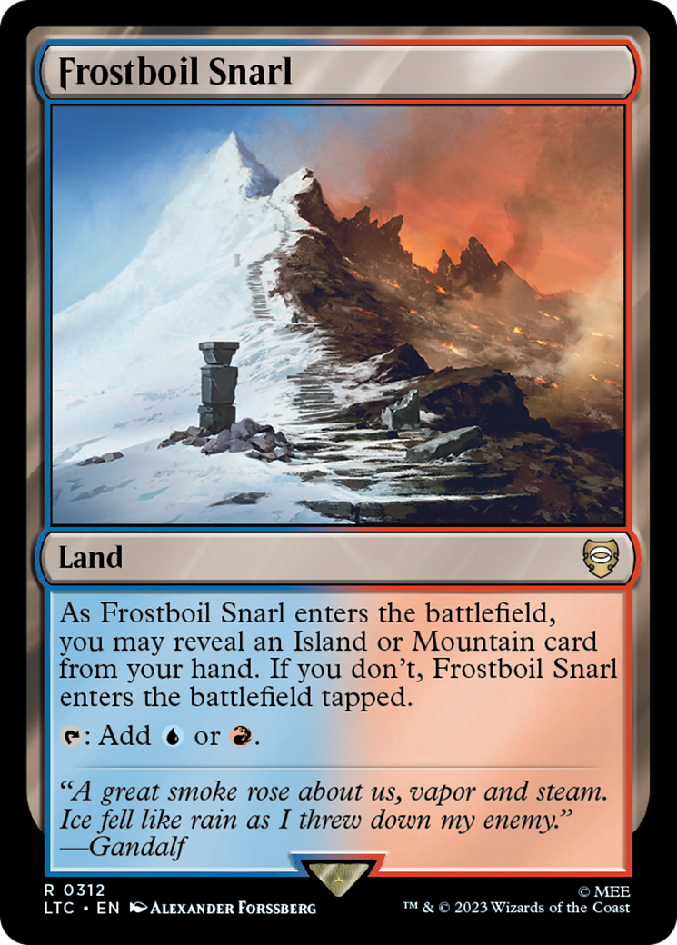 Frostboil Snarl [The Lord of the Rings: Tales of Middle-Earth Commander] - Magic: The Gathering - Card Brawlers | Quebec | Canada |