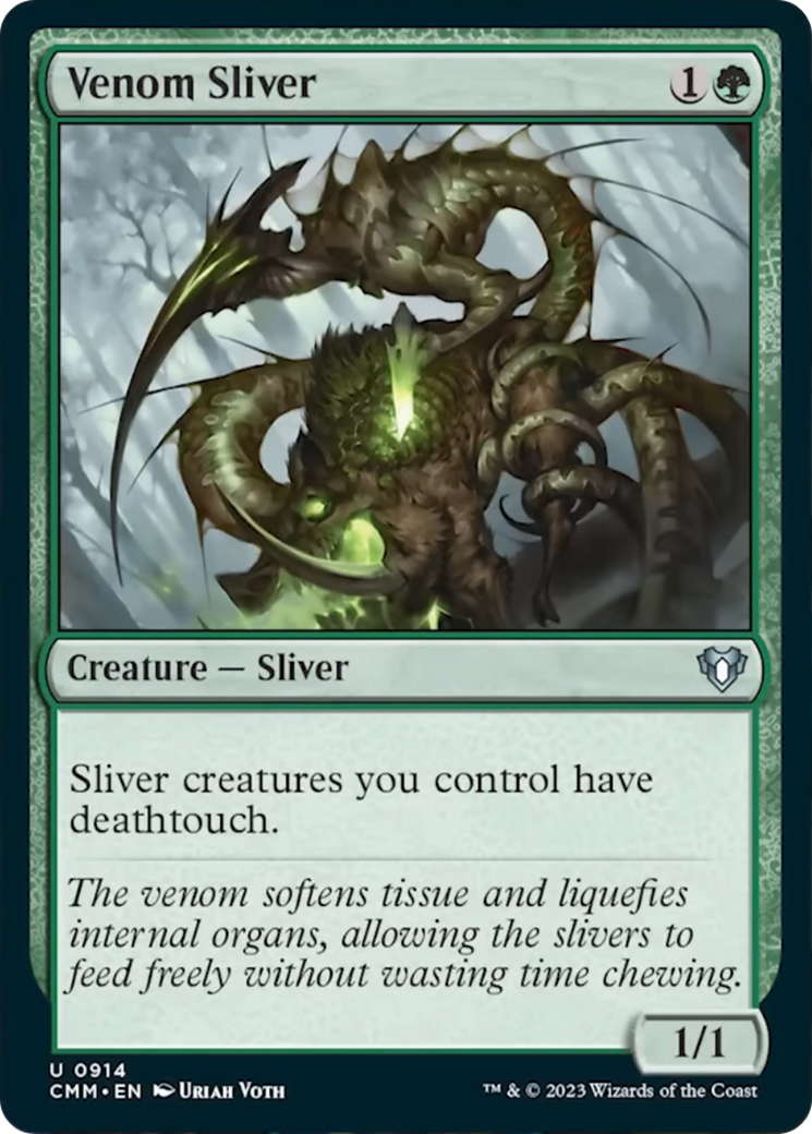 Venom Sliver [Commander Masters] - Magic: The Gathering - Card Brawlers | Quebec | Canada |