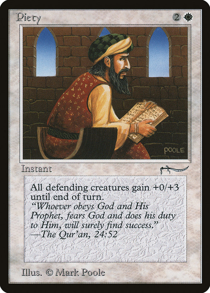 Piety (Dark Mana Cost) [Arabian Nights] - Magic: The Gathering - Card Brawlers | Quebec | Canada |