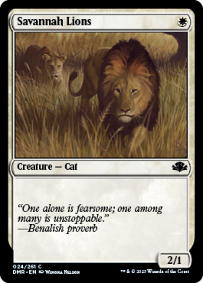 Savannah Lions [Dominaria Remastered] - Magic: The Gathering - Card Brawlers | Quebec | Canada |