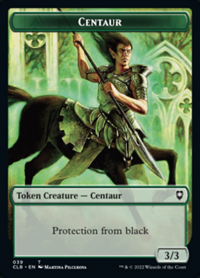 Horror // Centaur Double-Sided Token [Commander Legends: Battle for Baldur's Gate Tokens] - Magic: The Gathering - Card Brawlers | Quebec | Canada |