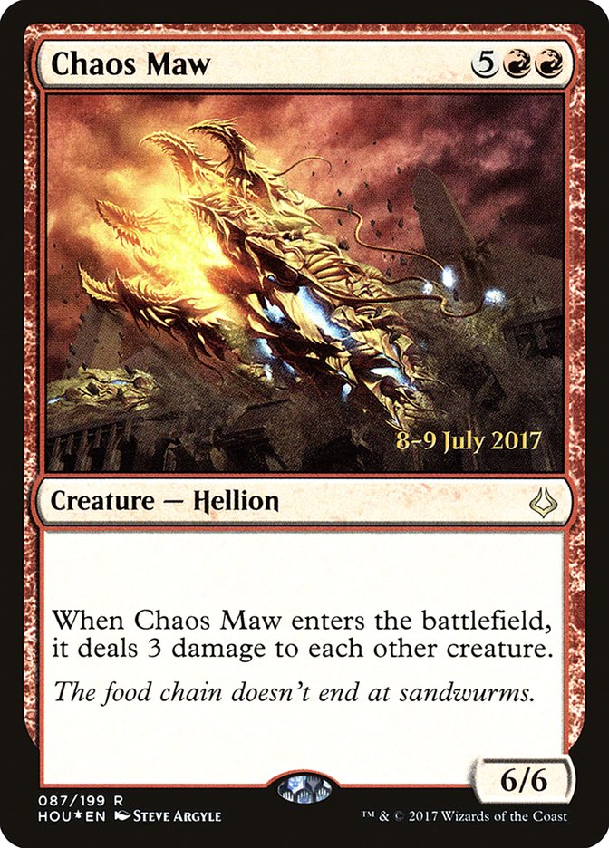 Chaos Maw [Hour of Devastation Prerelease Promos] - Magic: The Gathering - Card Brawlers | Quebec | Canada |