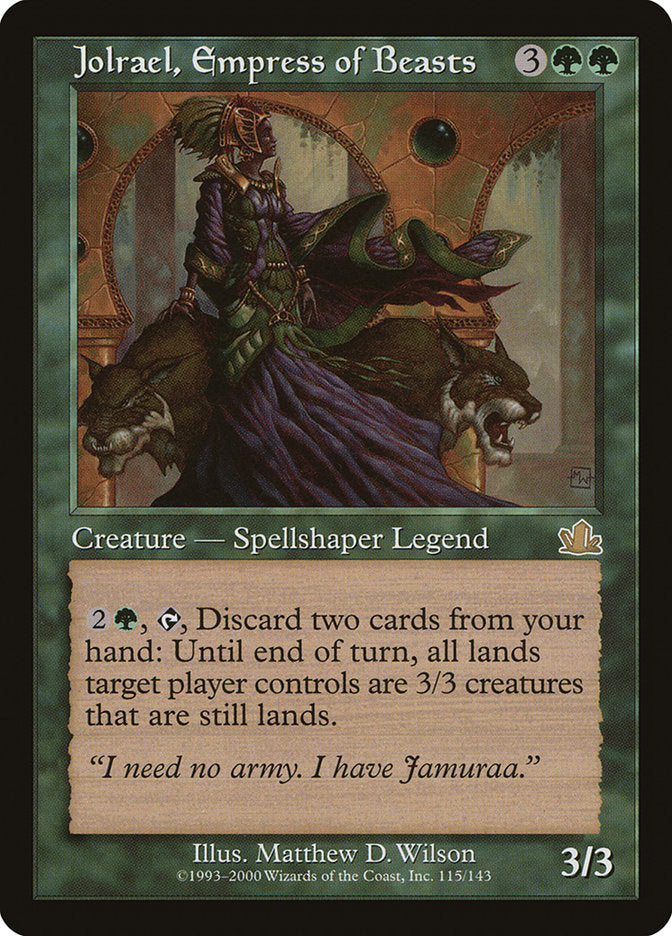 Jolrael, Empress of Beasts [Prophecy] - Magic: The Gathering - Card Brawlers | Quebec | Canada |