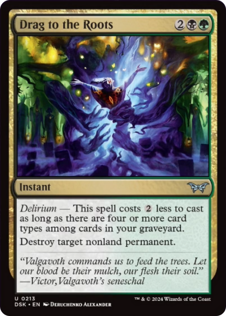 Drag to the Roots [Duskmourn: House of Horror] - Magic: The Gathering - Card Brawlers | Quebec | Canada |