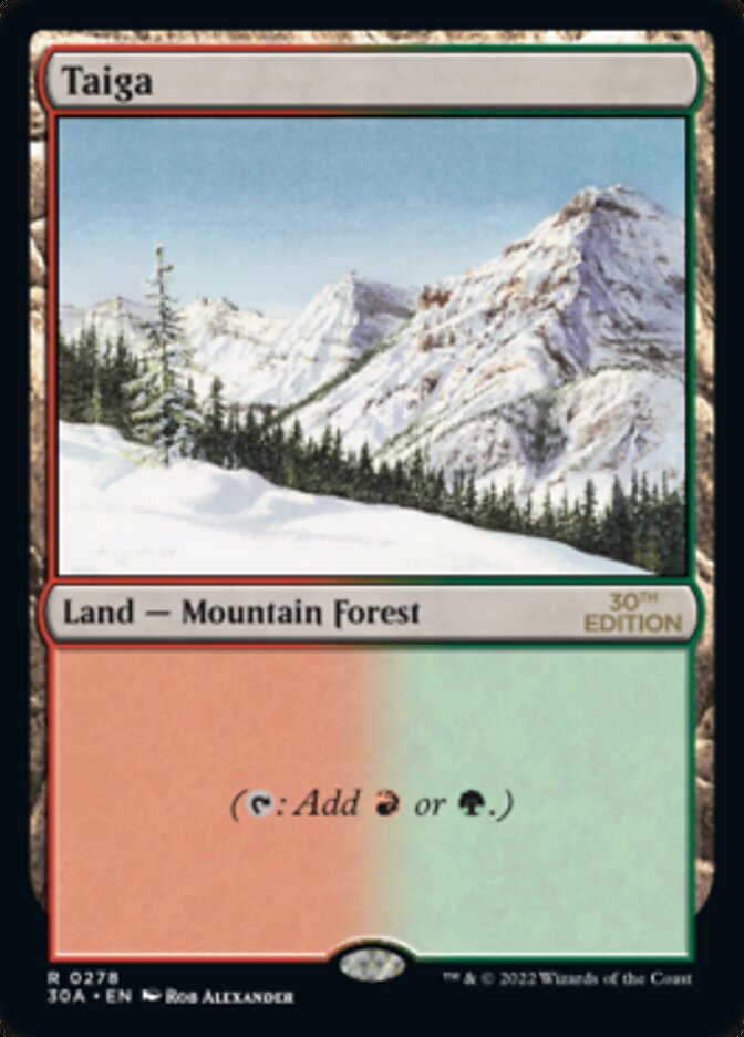 Taiga [30th Anniversary Edition] - Magic: The Gathering - Card Brawlers | Quebec | Canada |