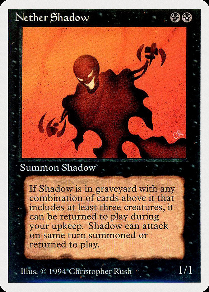 Nether Shadow [Summer Magic / Edgar] - Magic: The Gathering - Card Brawlers | Quebec | Canada |