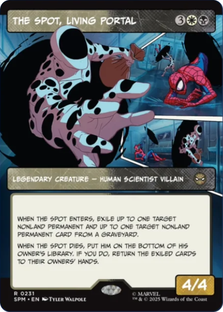 The Spot, Living Portal (Borderless) [Marvel's Spider-Man] - Magic: The Gathering - Card Brawlers | Quebec | Canada |