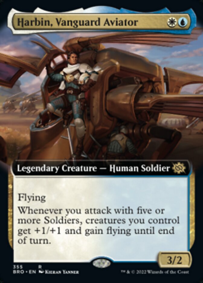 Harbin, Vanguard Aviator (Extended Art) [The Brothers' War] - Magic: The Gathering - Card Brawlers | Quebec | Canada |
