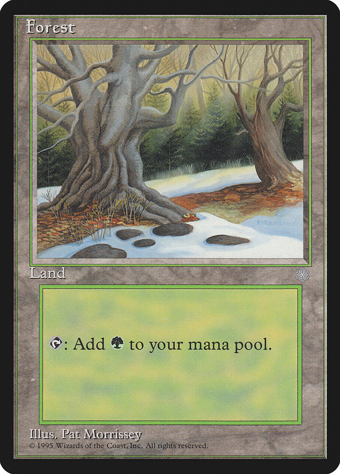 Forest (Orange Earth Between Two Trees) [Ice Age] - Magic: The Gathering - Card Brawlers | Quebec | Canada |