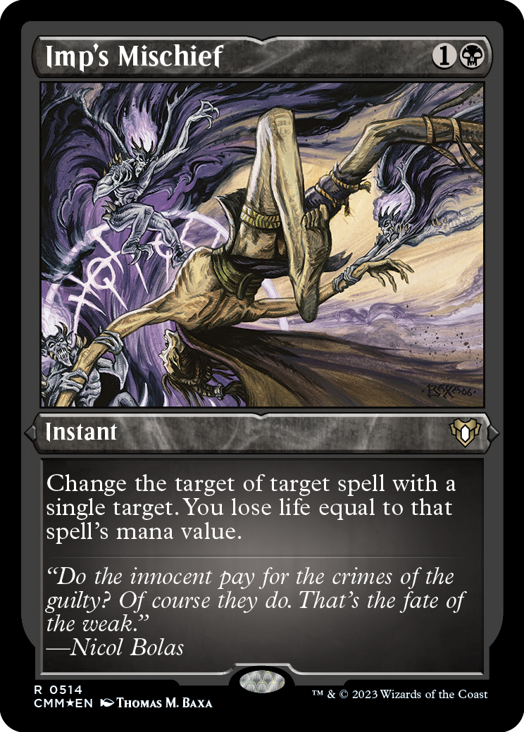 Imp's Mischief (Foil Etched) [Commander Masters] - Magic: The Gathering - Card Brawlers | Quebec | Canada |