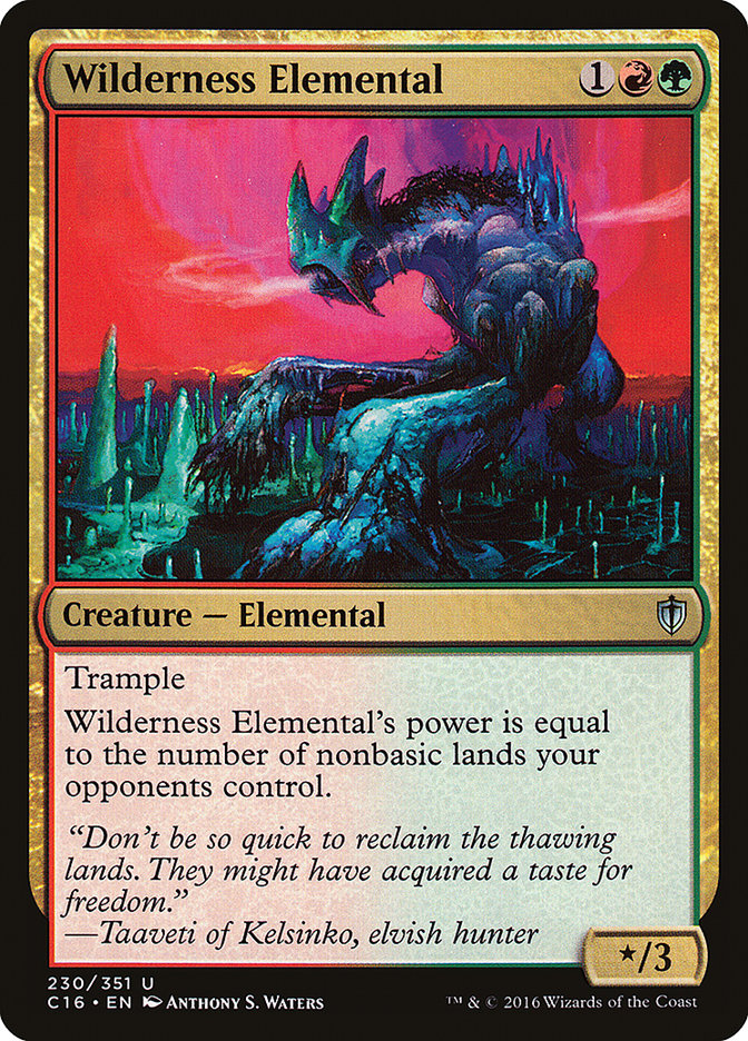 Wilderness Elemental [Commander 2016] - Magic: The Gathering - Card Brawlers | Quebec | Canada |