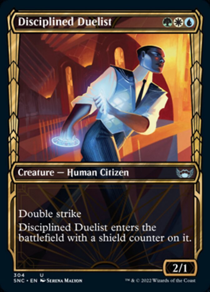 Disciplined Duelist (Showcase Golden Age) [Streets of New Capenna] - Magic: The Gathering - Card Brawlers | Quebec | Canada |