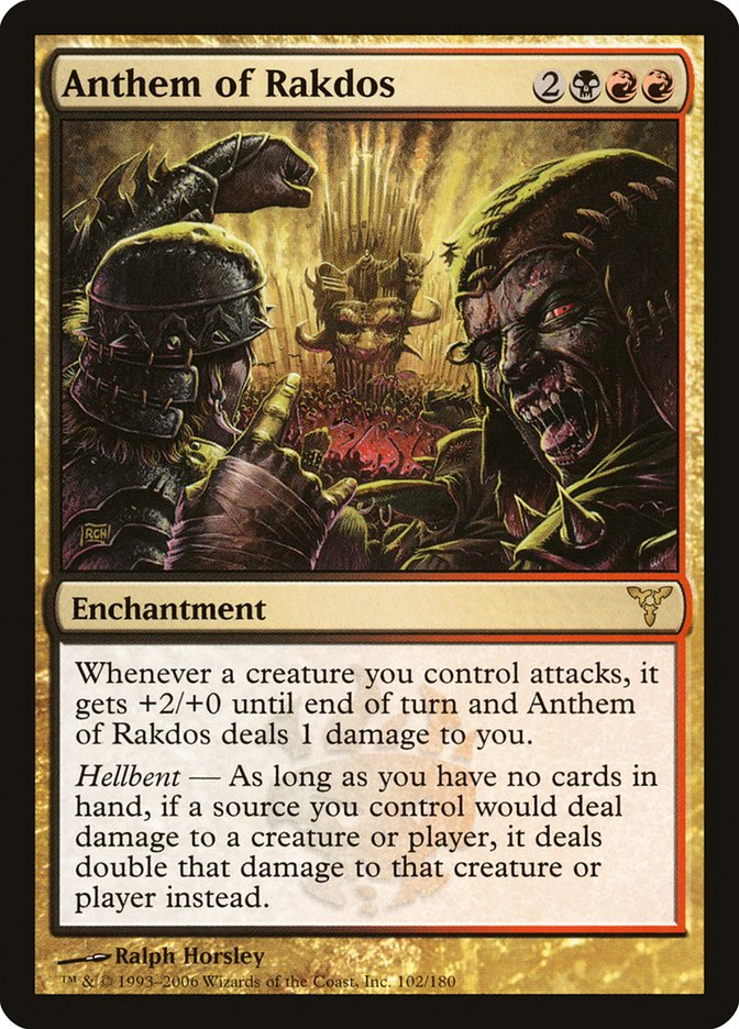Anthem of Rakdos [Dissension] - Magic: The Gathering - Card Brawlers | Quebec | Canada |