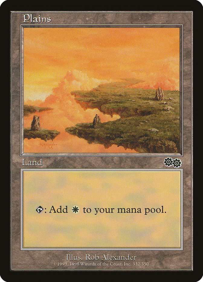 Plains (332) [Urza's Saga] - Magic: The Gathering - Card Brawlers | Quebec | Canada |
