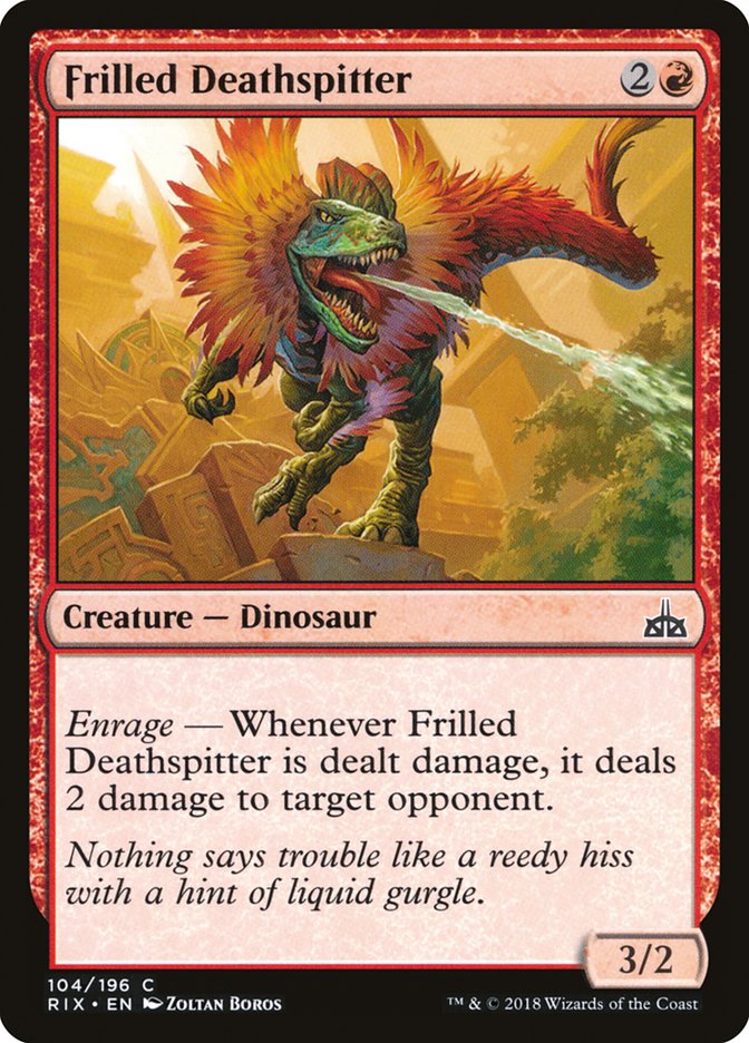 Frilled Deathspitter [Rivals of Ixalan] - Magic: The Gathering - Card Brawlers | Quebec | Canada |