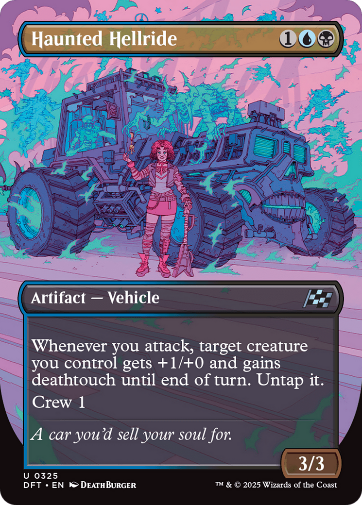 Haunted Hellride (Borderless) [Aetherdrift] - Magic: The Gathering - Card Brawlers | Quebec | Canada |