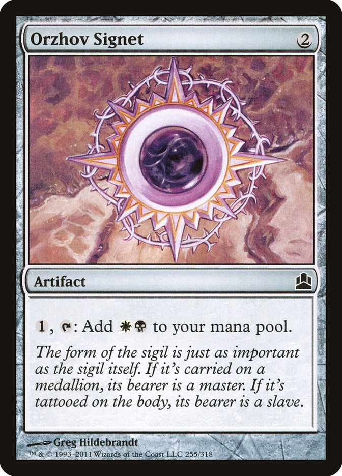 Orzhov Signet [Commander 2011] - Magic: The Gathering - Card Brawlers | Quebec | Canada |