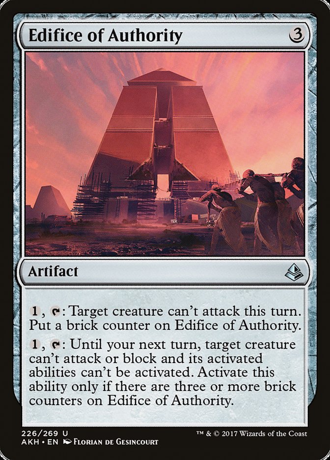 Edifice of Authority [Amonkhet] - Magic: The Gathering - Card Brawlers | Quebec | Canada |