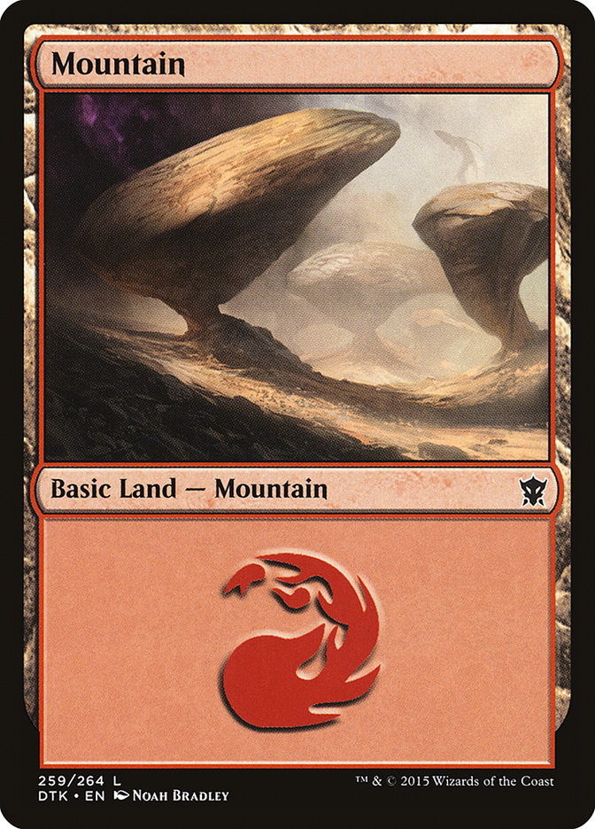 Mountain (259) [Dragons of Tarkir] - Magic: The Gathering - Card Brawlers | Quebec | Canada |