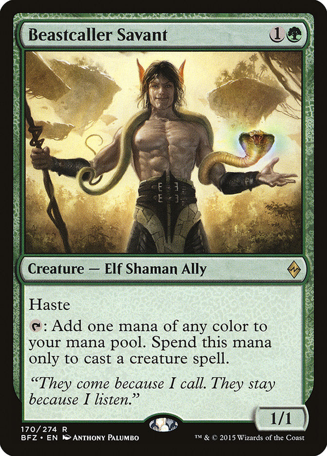Beastcaller Savant [Battle for Zendikar] - Magic: The Gathering - Card Brawlers | Quebec | Canada |