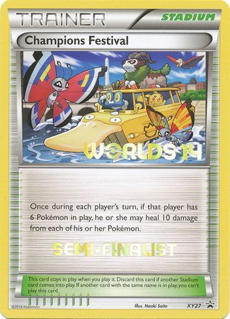 Champions Festival (XY27) (2014 Semi Finalist) [XY: Black Star Promos] - Pokémon - Card Brawlers | Quebec | Canada |