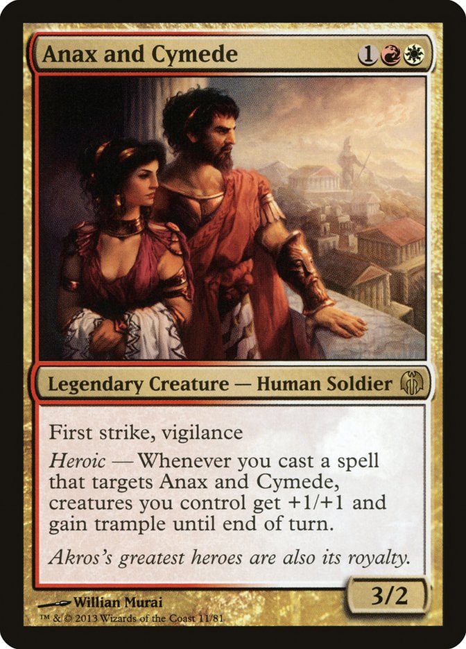 Anax and Cymede [Duel Decks: Heroes vs. Monsters] - Magic: The Gathering - Card Brawlers | Quebec | Canada |