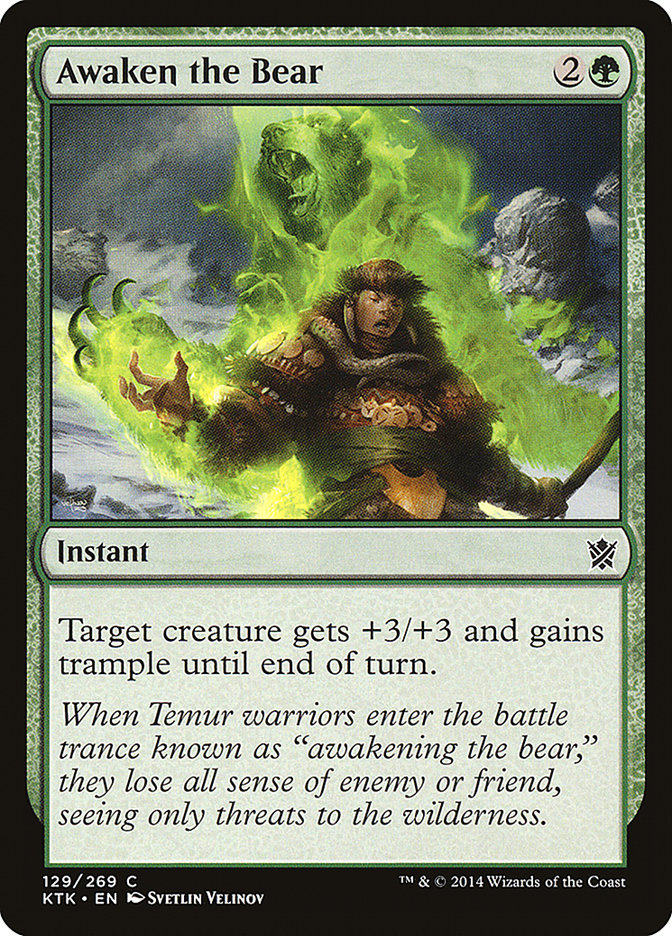 Awaken the Bear [Khans of Tarkir] - Magic: The Gathering - Card Brawlers | Quebec | Canada |
