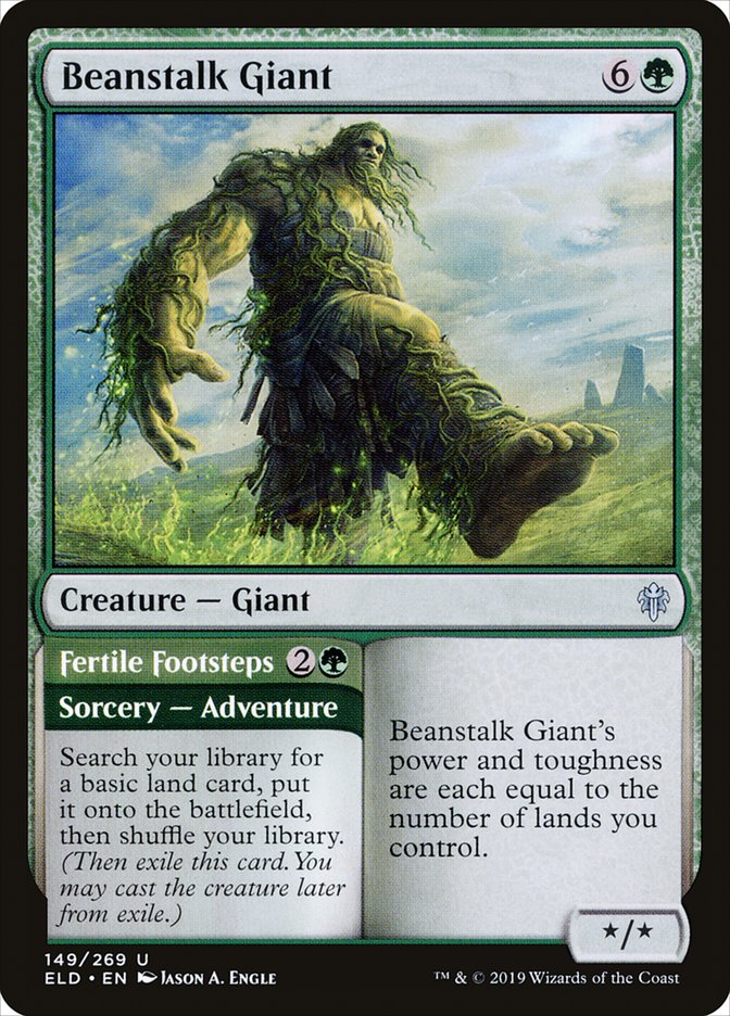 Beanstalk Giant // Fertile Footsteps [Throne of Eldraine] - Magic: The Gathering - Card Brawlers | Quebec | Canada |