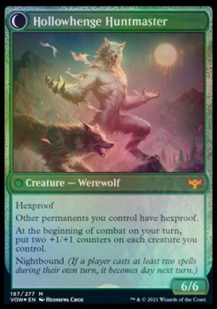 Avabruck Caretaker // Hollowhenge Huntmaster [Innistrad: Crimson Vow Prerelease Promos] - Magic: The Gathering - Card Brawlers | Quebec | Canada |