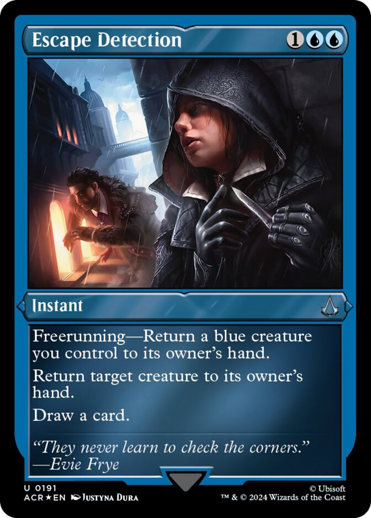 Escape Detection (Foil Etched) [Assassin's Creed] - Magic: The Gathering - Card Brawlers | Quebec | Canada |