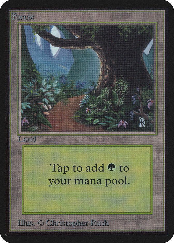 Forest (295) [Alpha Edition] - Magic: The Gathering - Card Brawlers | Quebec | Canada |