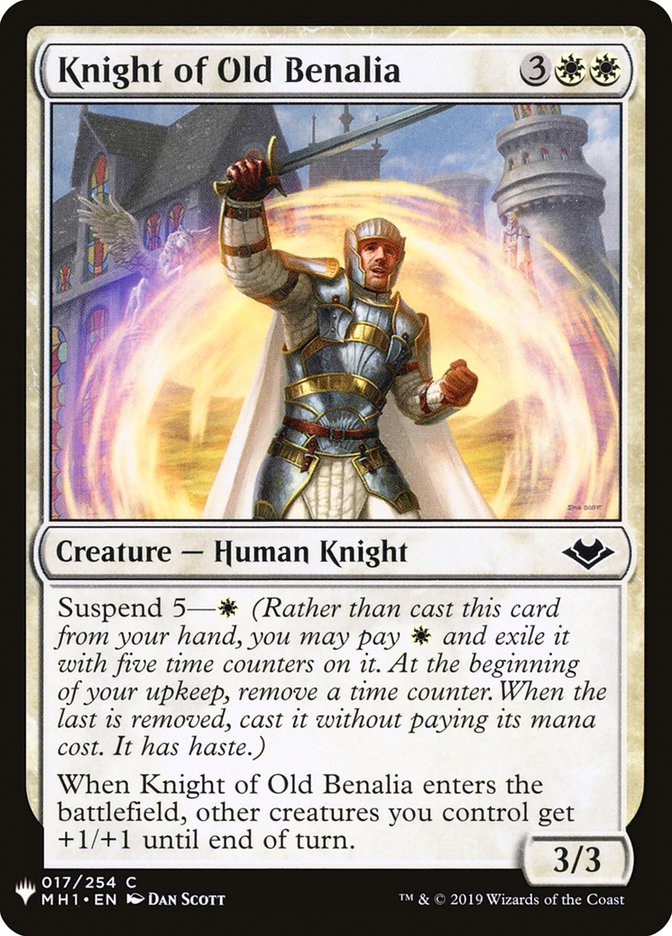 Knight of Old Benalia [Mystery Booster] - Magic: The Gathering - Card Brawlers | Quebec | Canada |