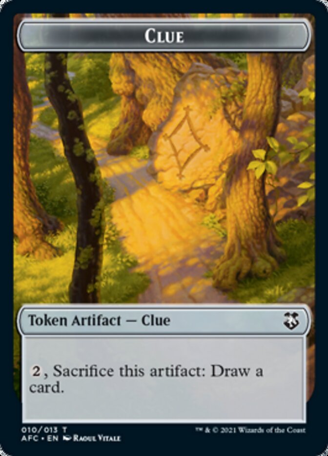 Clue // Goblin Double-Sided Token [Dungeons & Dragons: Adventures in the Forgotten Realms Commander Tokens] - Magic: The Gathering - Card Brawlers | Quebec | Canada |