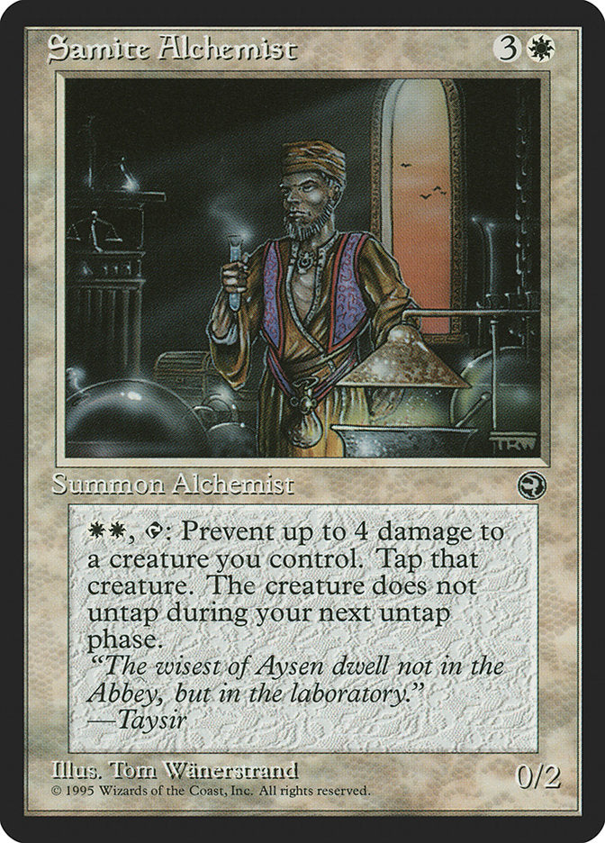 Samite Alchemist (Taysir Flavor Text) [Homelands] - Magic: The Gathering - Card Brawlers | Quebec | Canada |