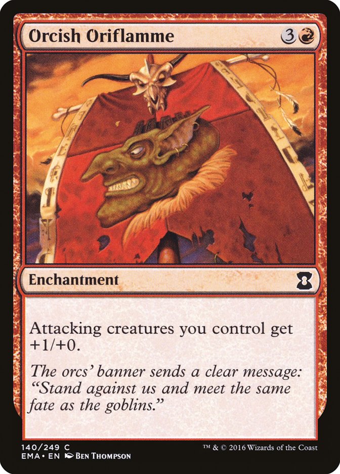 Orcish Oriflamme [Eternal Masters] - Magic: The Gathering - Card Brawlers | Quebec | Canada |