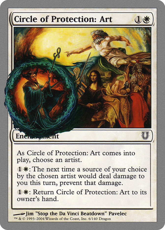 Circle of Protection: Art [Unhinged] - Magic: The Gathering - Card Brawlers | Quebec | Canada |