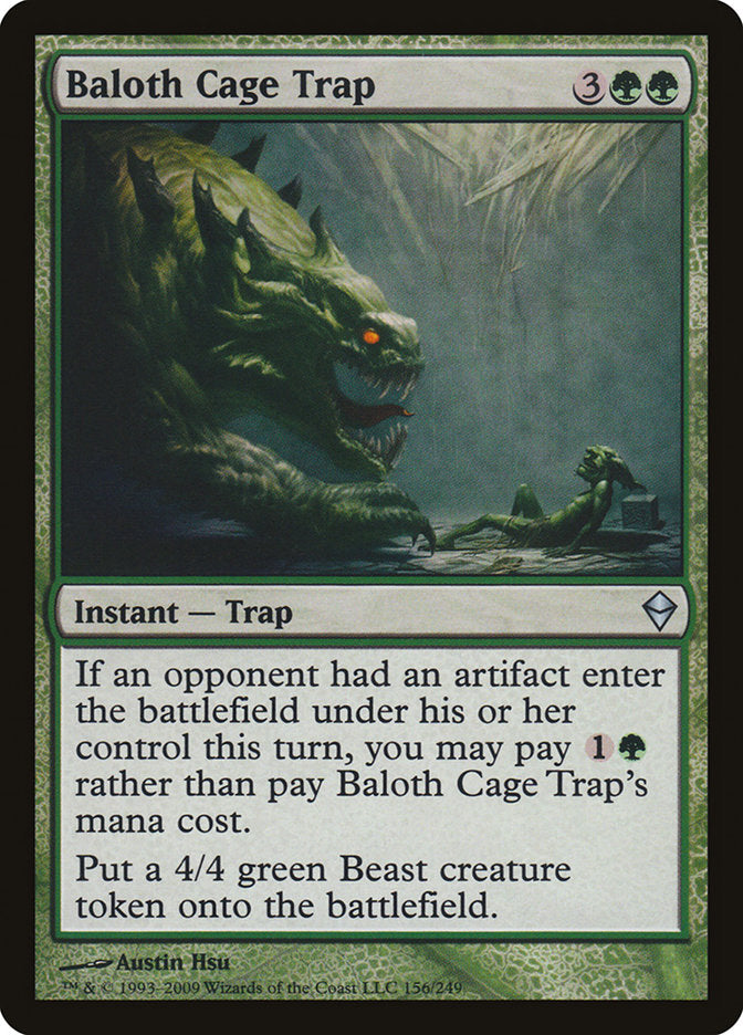 Baloth Cage Trap [Zendikar] - Magic: The Gathering - Card Brawlers | Quebec | Canada |