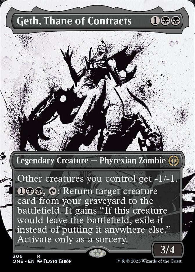 Geth, Thane of Contracts (Borderless Ichor) [Phyrexia: All Will Be One] - Magic: The Gathering - Card Brawlers | Quebec | Canada |