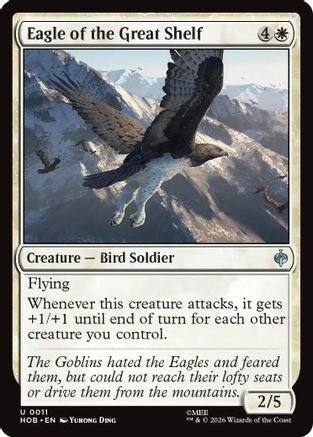 Eagle of the Great Shelf (HOB-011) - The Hobbit Foil - Card Brawlers